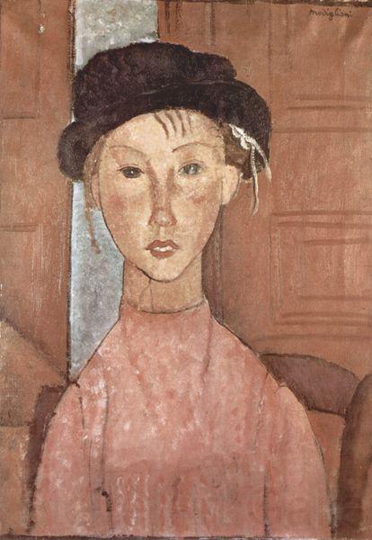 Amedeo Modigliani Madchen mit Hut